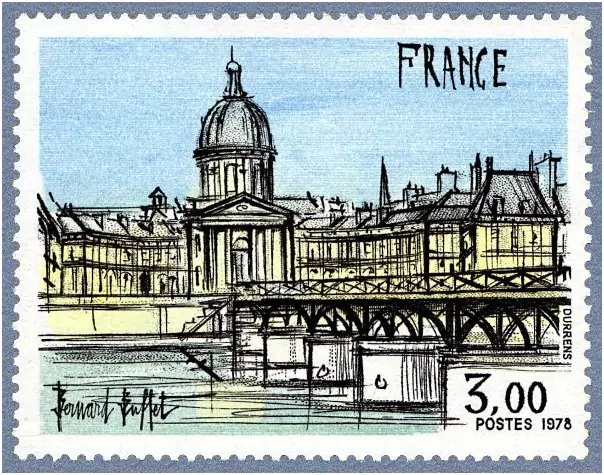 L'Institut et le Pont des Arts, 1978